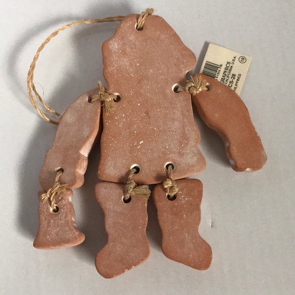 Vintage FiGi Graphics Terra Cotta Clay Santa - Picture 4 of 7